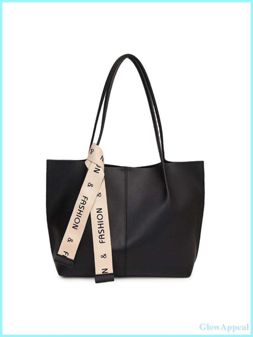 Large Tote Bag Women Laptop Messenger Silk Scarf Purse Shoulder Handbag